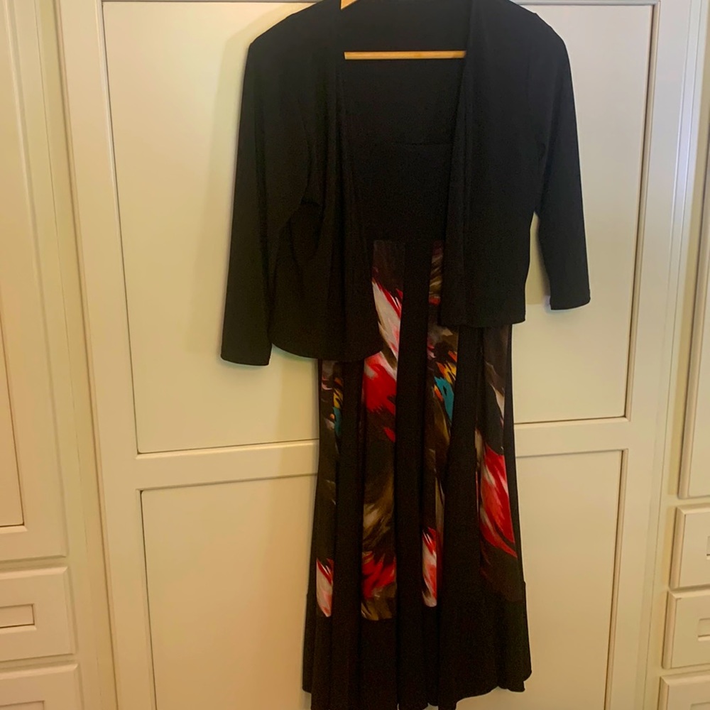 Candiss  Cole designs multi colored dress